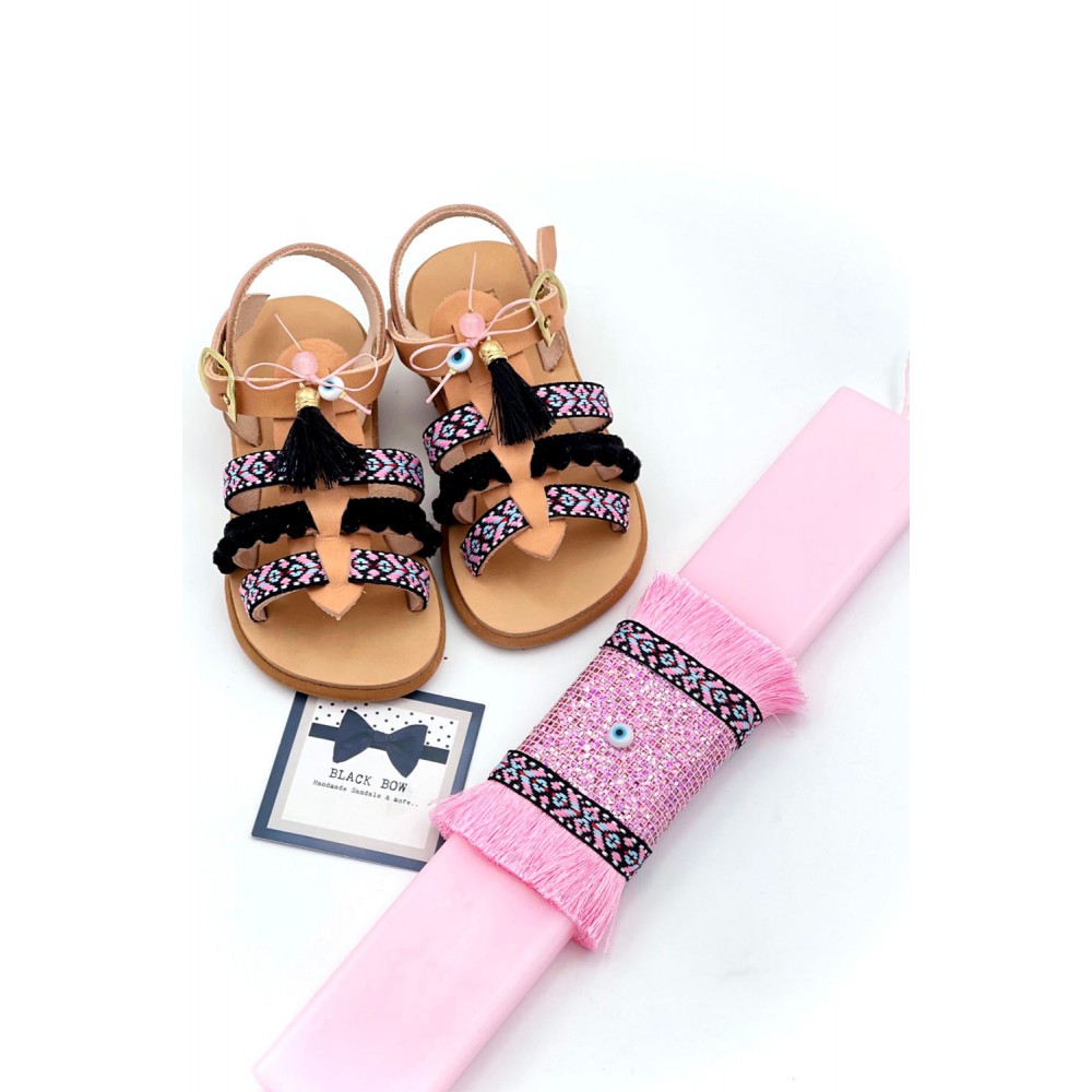 0295A Skylar Παιδικά δερμάτινα ή ανατομικά σανδάλια. (Ερμής)