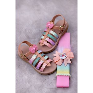 0516 Eva Παιδικά δερμάτινα ή ανατομικά σανδάλια. 