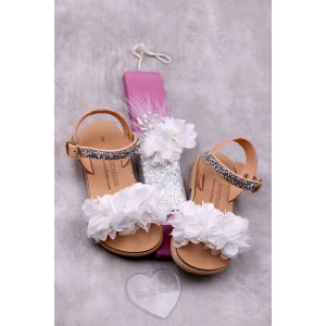 2025A Betty Παιδικά & βρεφικά δερμάτινα ή ανατομικά σανδάλια. (ΔΛ)