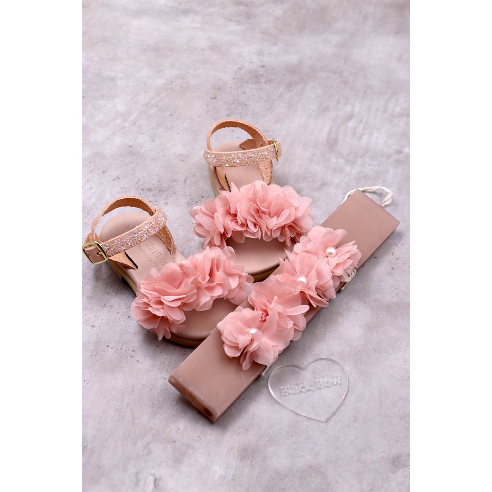 2025A Betty Παιδικά & βρεφικά δερμάτινα ή ανατομικά σανδάλια. (ΔΛ)