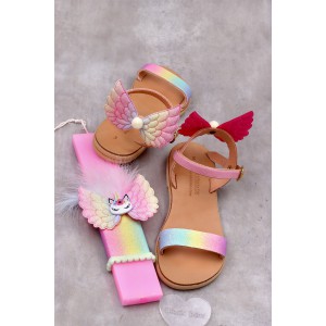 3106 Mabel Παιδικά & βρεφικά δερμάτινα ή ανατομικά σανδάλια.(ΔΛ)