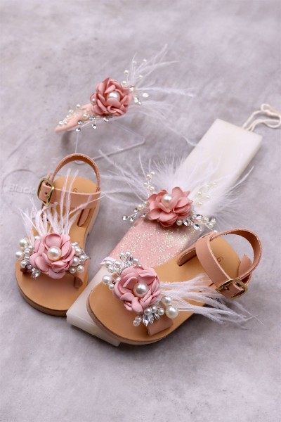 3110 Kira Παιδικά & βρεφικά δερμάτινα ή ανατομικά σανδάλια. (ΔΛ)