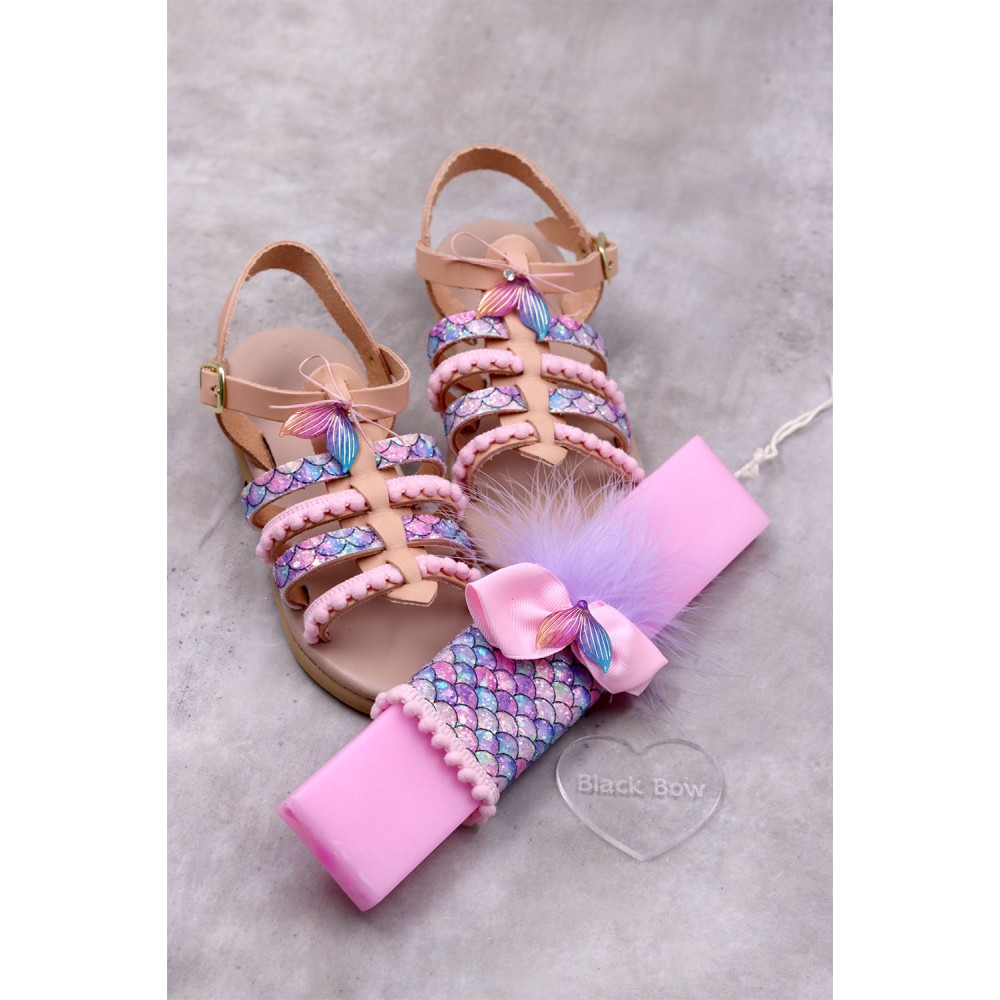 3111 Avianna Παιδικά δερμάτινα ή ανατομικά σανδάλια.