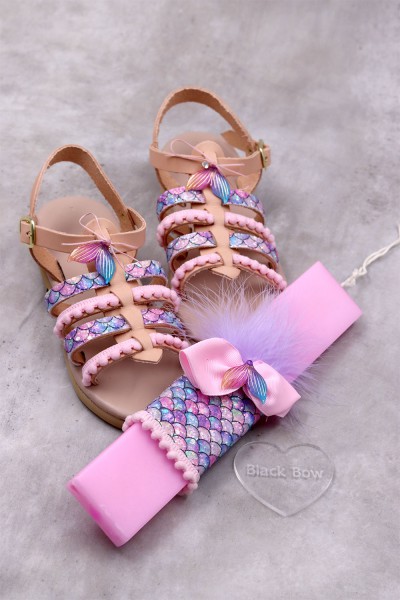 3111 Avianna Παιδικά δερμάτινα ή ανατομικά σανδάλια.