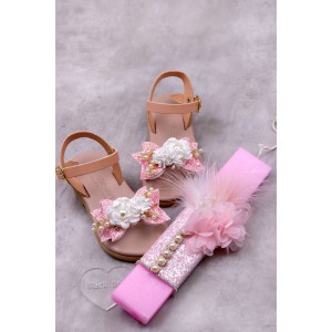 3157  Flow Παιδικά & βρεφικά δερμάτινα ή ανατομικά σανδάλια.