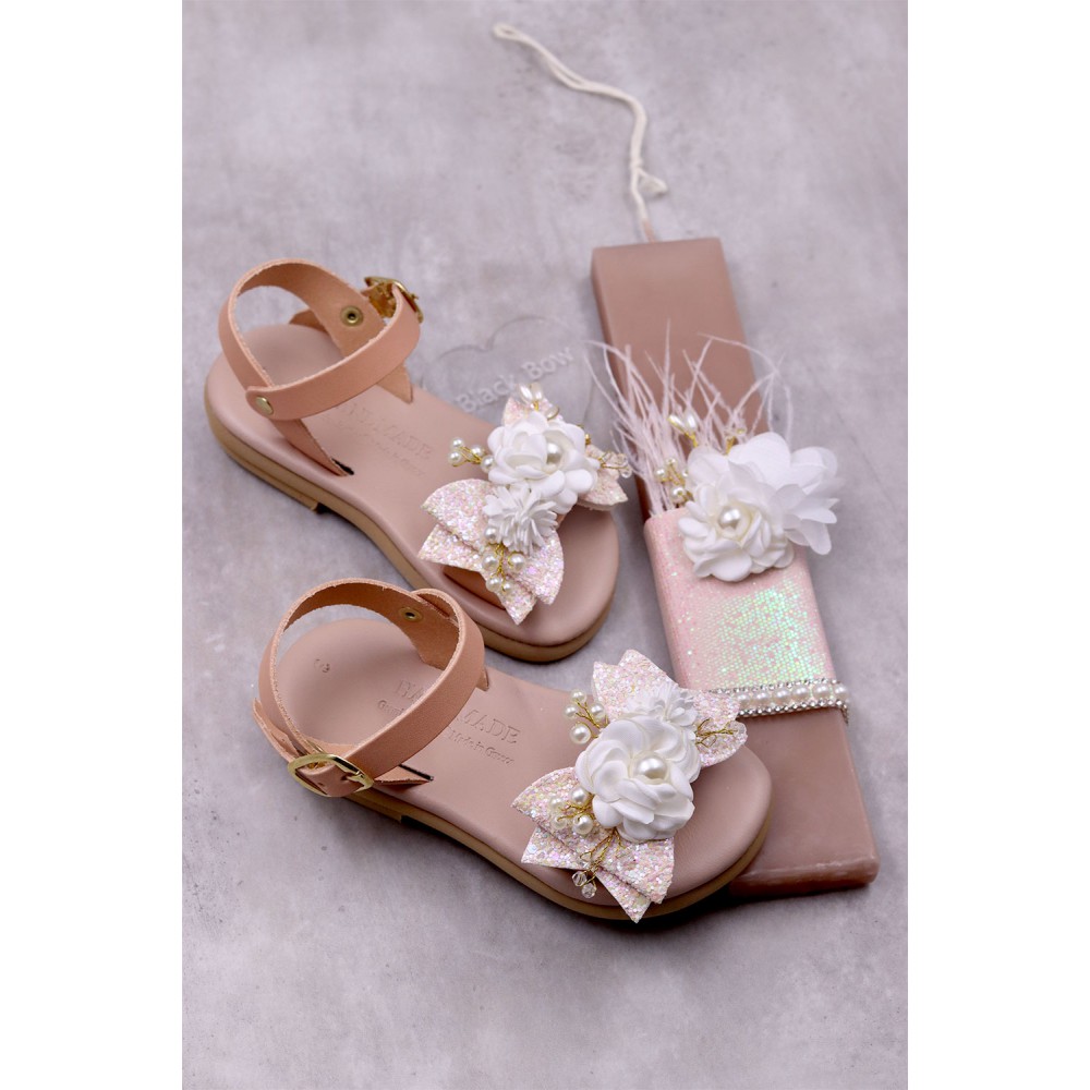 3157  Flow Παιδικά & βρεφικά δερμάτινα ή ανατομικά σανδάλια.