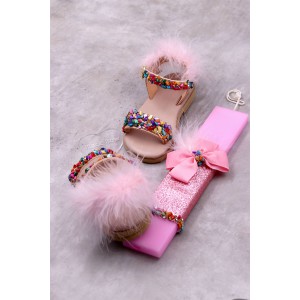 5015 Marlowe Παιδικά & βρεφικά δερμάτινα ή ανατομικά σανδάλια. (ΔΛ)