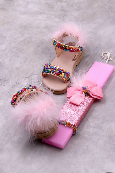 5015 Marlowe Παιδικά & βρεφικά δερμάτινα ή ανατομικά σανδάλια. (ΔΛ)