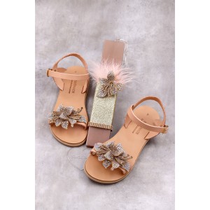 5025 Bloom Παιδικά & βρεφικά δερμάτινα ή ανατομικά σανδάλια. (ΔΛ)