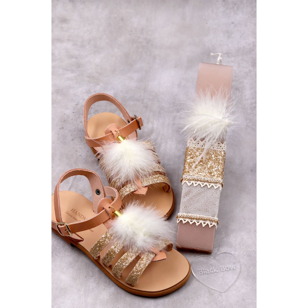 5029 Silance Παιδικά δερμάτινα ή ανατομικά σανδάλια. (Ερμής)