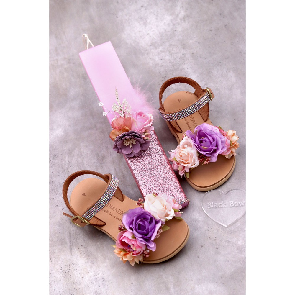 5034 Sunflower Παιδικά & βρεφικά δερμάτινα ή ανατομικά σανδάλια. (ΔΛ)