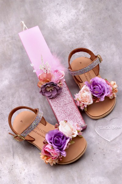 5034 Sunflower Παιδικά & βρεφικά δερμάτινα ή ανατομικά σανδάλια. (ΔΛ)