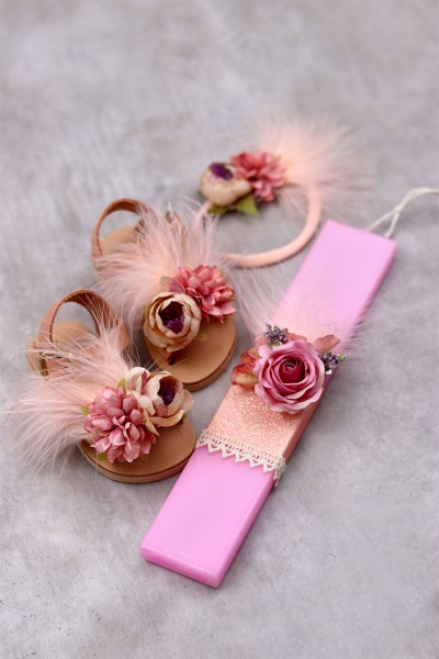 5036 Calla Παιδικά & βρεφικά δερμάτινα ή ανατομικά σανδάλια. (ΔΛ)