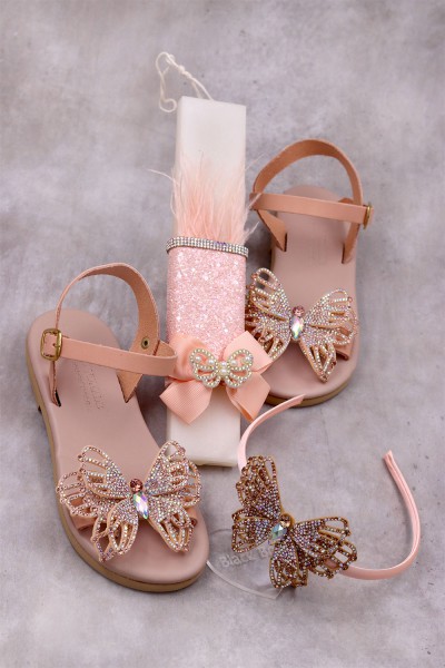 6015 Blinkerfly Παιδικά & βρεφικά δερμάτινα ή ανατομικά σανδάλια. (ΔΛ)