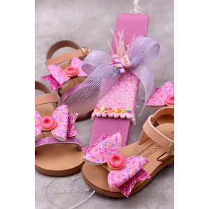 6016A Donut Παιδικά & βρεφικά δερμάτινα ή ανατομικά σανδάλια. (ΔΛ)