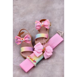 6017 Sweeties Παιδικά & βρεφικά δερμάτινα ή ανατομικά σανδάλια. (ΔΛ)