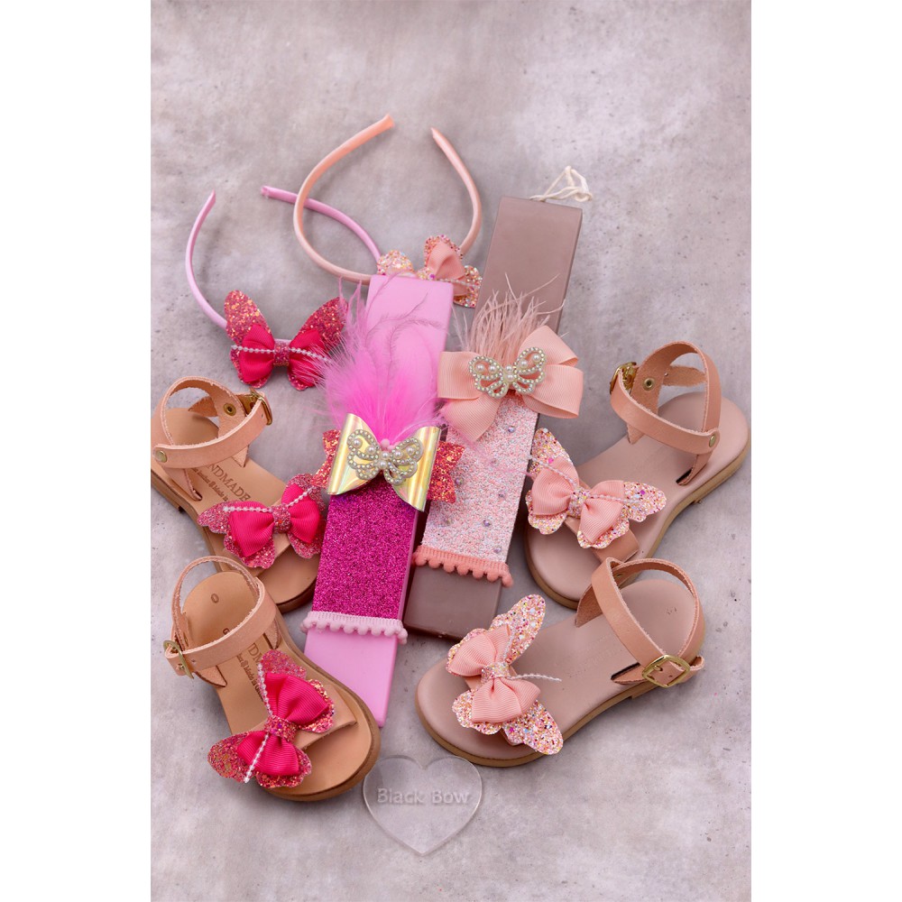 6028 Glitter Butty Παιδικά & βρεφικά δερμάτινα ή ανατομικά σανδάλια. (ΔΛ)