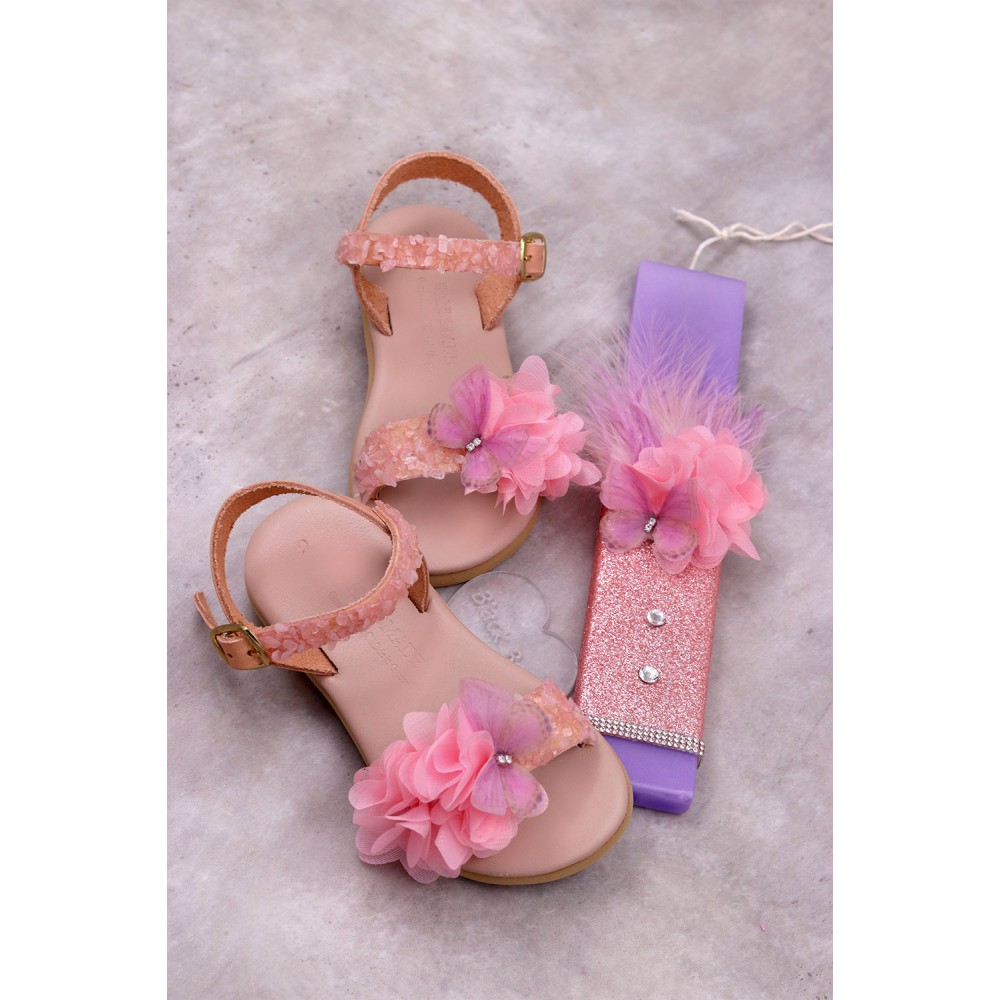 6035 Belian Παιδικά & βρεφικά δερμάτινα ή ανατομικά σανδάλια. (ΔΛ)