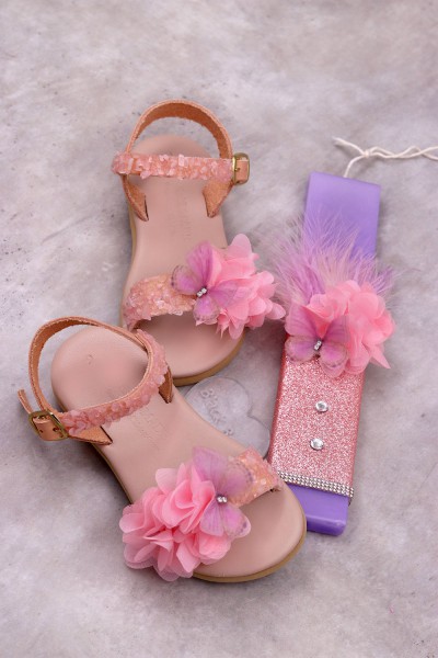 6035 Belian Παιδικά & βρεφικά δερμάτινα ή ανατομικά σανδάλια. (ΔΛ)