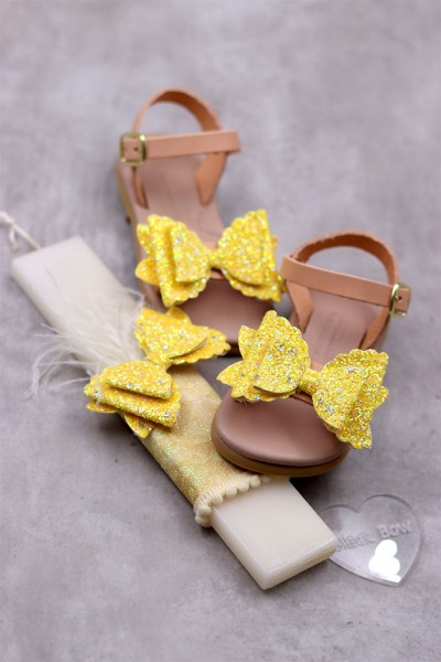 3113 Bowlina Παιδικά & βρεφικά δερμάτινα ή ανατομικά σανδάλια.