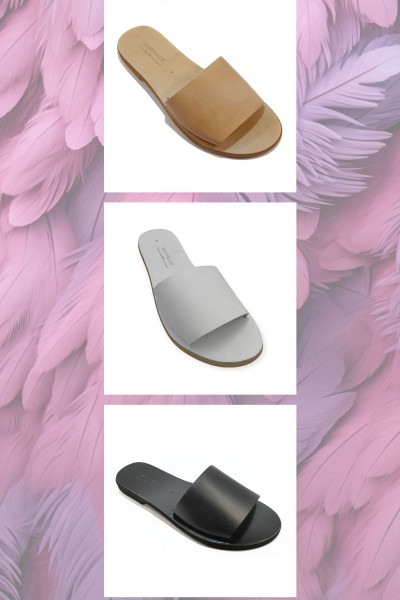 1063 Dakota Γυναικεία δερμάτινα σανδάλια.