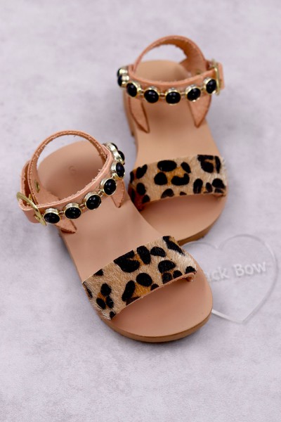 7051C Pony Skin Παιδικά & βρεφικά δερμάτινα ή ανατομικά σανδάλια. (ΔΛ)