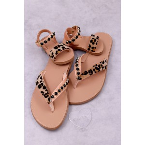 7051C Pony Skin Παιδικά & βρεφικά δερμάτινα ή ανατομικά σανδάλια. (ΔΛ)