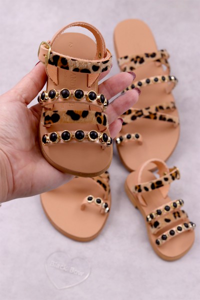 7051A Pony Skin Παιδικά & βρεφικά δερμάτινα ή ανατομικά σανδάλια. (ΕΡΜΗΣ)