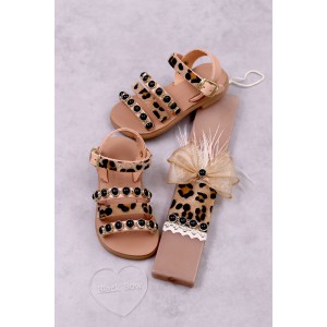 7051A Pony Skin Παιδικά & βρεφικά δερμάτινα ή ανατομικά σανδάλια. (ΕΡΜΗΣ)