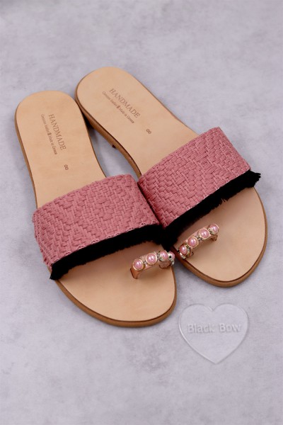 7014 Naelia Γυναικεία δερμάτινα σανδάλια.