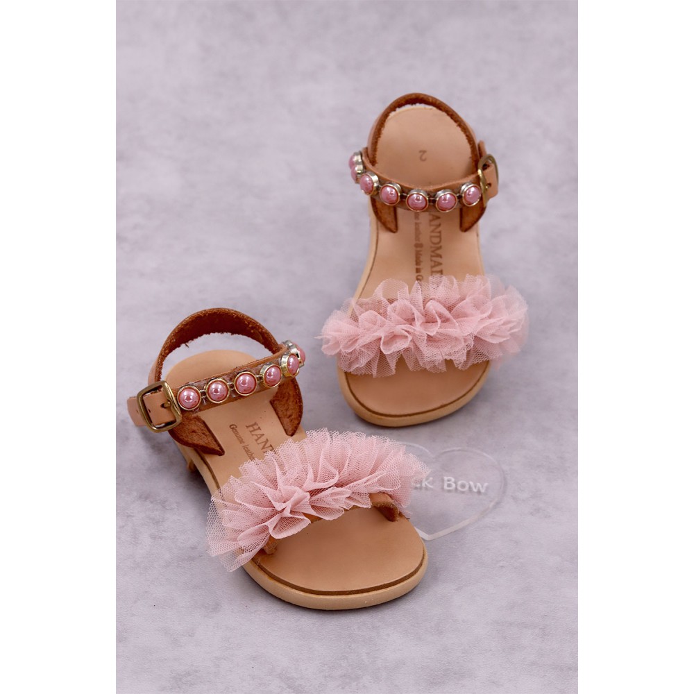 7016 Frou Frou Παιδικά & βρεφικά δερμάτινα ή ανατομικά σανδάλια. (ΔΛ)