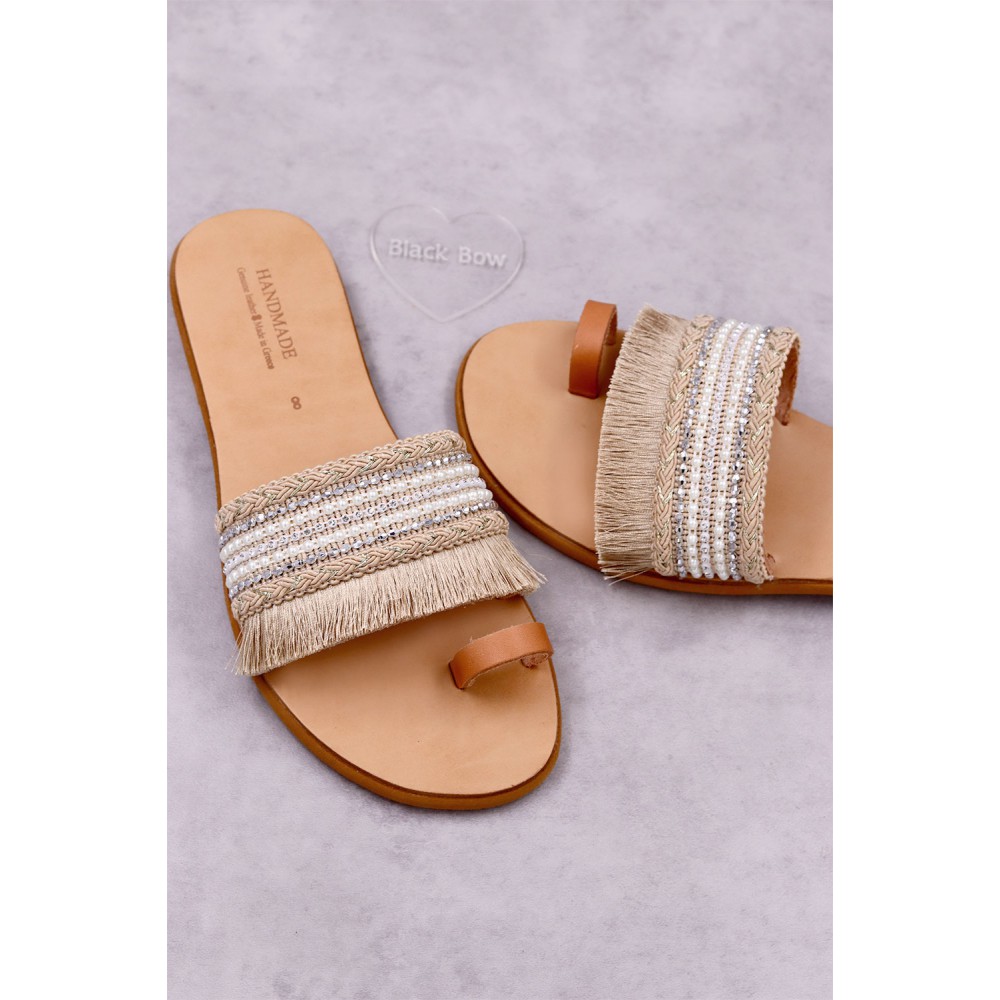 7020 Nar Γυναικεία δερμάτινα σανδάλια (Παντ)