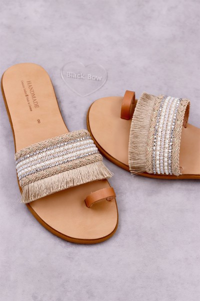 7020 Nar Γυναικεία δερμάτινα σανδάλια (Παντ)