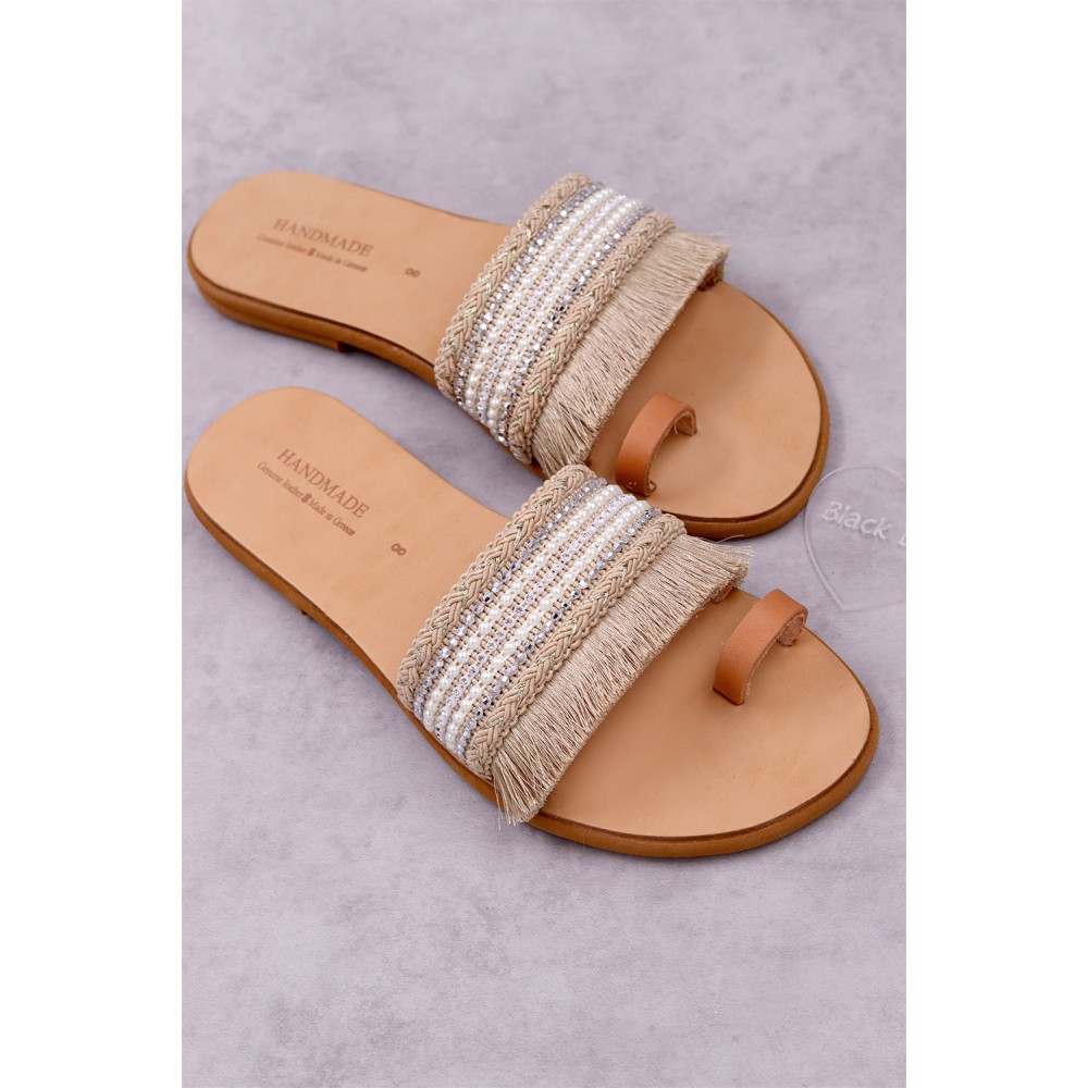 7020 Nar Γυναικεία δερμάτινα σανδάλια (Παντ)