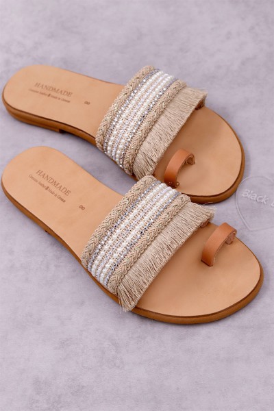 7020 Nar Γυναικεία δερμάτινα σανδάλια (Παντ)