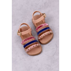 7022 Danielina Παιδικά & βρεφικά δερμάτινα ή ανατομικά σανδάλια. (ΕΡΜΗΣ)