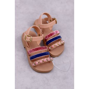 7022 Danielina Παιδικά & βρεφικά δερμάτινα ή ανατομικά σανδάλια. (ΕΡΜΗΣ)