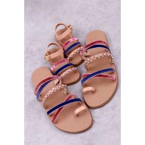 7022 Danielina Παιδικά & βρεφικά δερμάτινα ή ανατομικά σανδάλια. (ΕΡΜΗΣ)