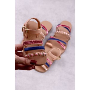 7022 Danielina Παιδικά & βρεφικά δερμάτινα ή ανατομικά σανδάλια. (ΕΡΜΗΣ)