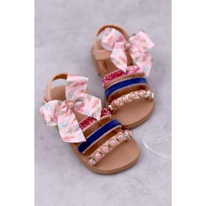 7022B Danielina Παιδικά & βρεφικά δερμάτινα ή ανατομικά σανδάλια. (ΕΡΜΗΣ)