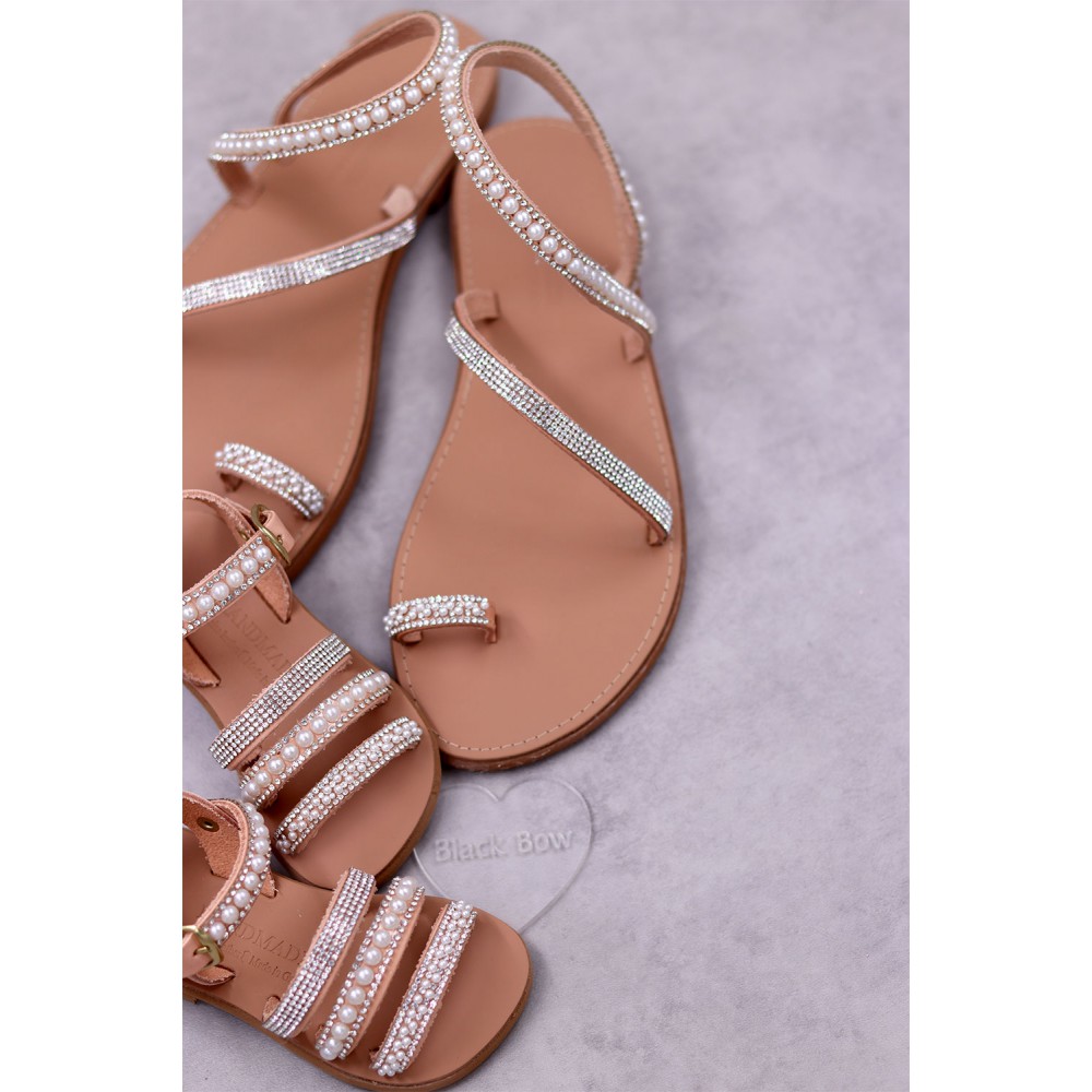 7028 Spearl Παιδικά & βρεφικά δερμάτινα ή ανατομικά σανδάλια. (ΕΡΜΗΣ)