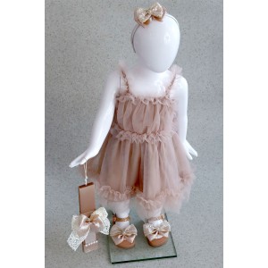 7030 Goldiezzz Παιδικά & βρεφικά δερμάτινα ή ανατομικά σανδάλια. (ΔΛ)