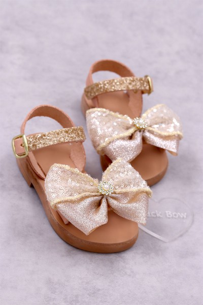 7030 Goldiezzz Παιδικά & βρεφικά δερμάτινα ή ανατομικά σανδάλια. (ΔΛ)