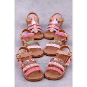 4900A Feliana Παιδικά δερμάτινα ή ανατομικά σανδάλια. (Ερμής K)