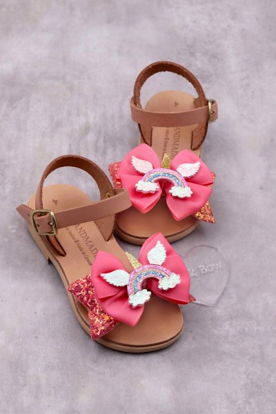 4999 Rainbow Παιδικά & βρεφικά δερμάτινα ή ανατομικά σανδάλια. (ΔΛ)