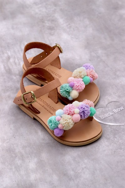 5001A Zella Παιδικά & βρεφικά δερμάτινα ή ανατομικά σανδάλια. (ΔΛ)