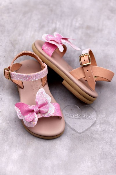 5005 Butterfly Παιδικά & βρεφικά δερμάτινα ή ανατομικά σανδάλια. (ΔΛ)