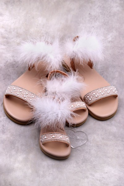 5011-1 Terra Γυναικεία δερμάτινα ή ανατομικά σανδάλια. (ΔΛ)