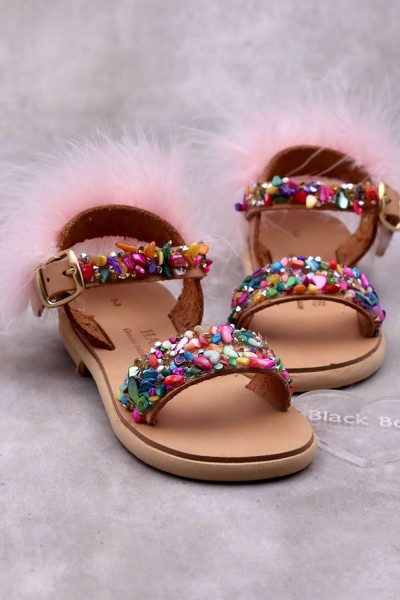 5015 Marlowe Παιδικά & βρεφικά δερμάτινα ή ανατομικά σανδάλια. (ΔΛ)