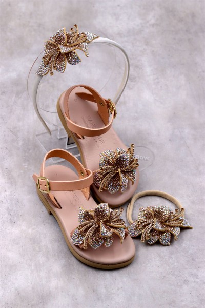 5025 Bloom Παιδικά & βρεφικά δερμάτινα ή ανατομικά σανδάλια. (ΔΛ)